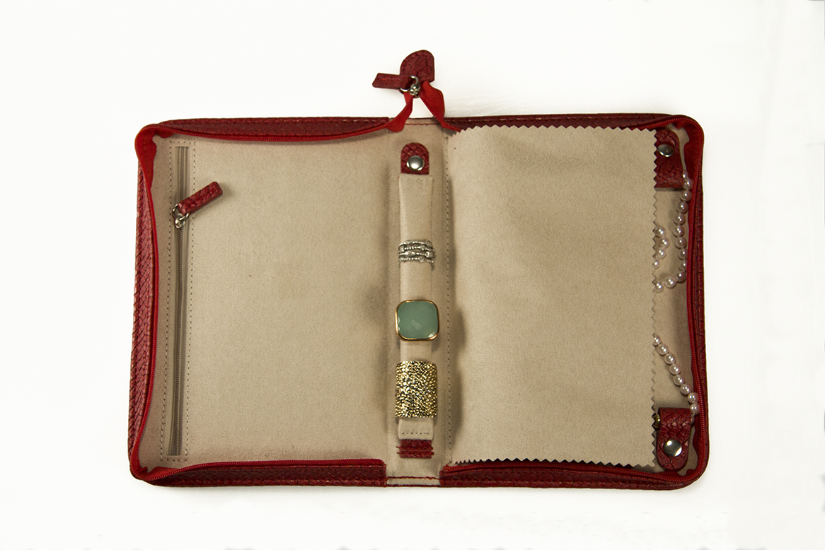 Wallet-Sized Travel Jewelry Case